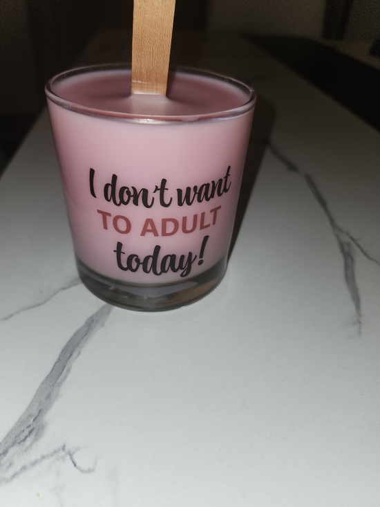 Hand Crafted Other - Handcrafted Caberenet Scented Candle - I Don't Want To Adult Today!